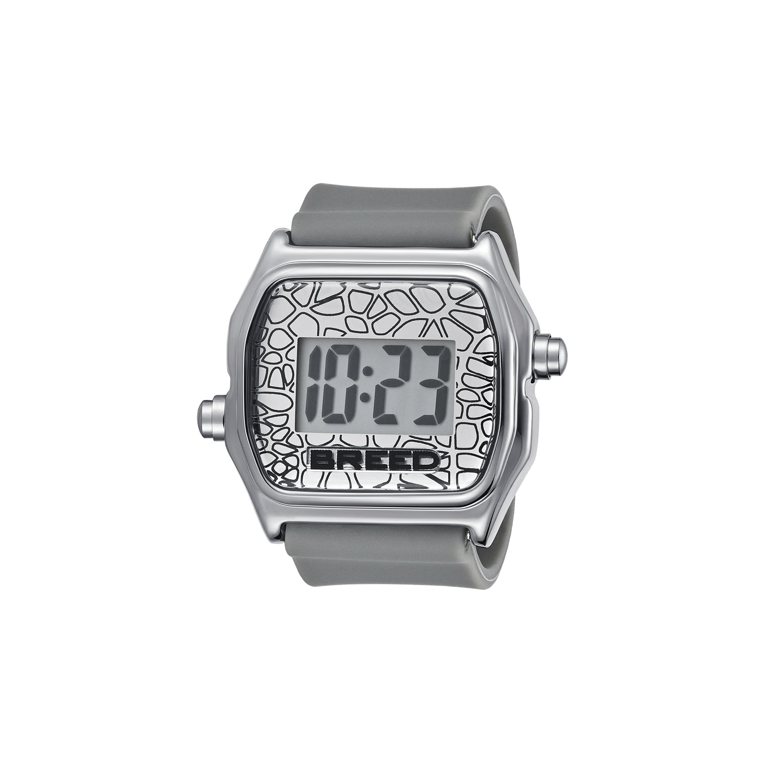 Breed Austin LCD Silicone Ring Watch - Gold/Black - BRD9603