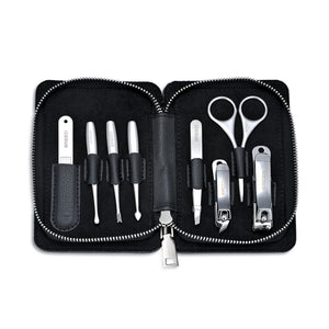 Breed Nitro 8 Piece Surgical Steel Groom Kit - Carbon Fiber - Steel - BRDGRMKIT-CF01
