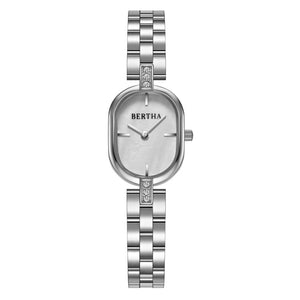Bertha Lana Bracelet Watch - Silver/White - BTHBS1501