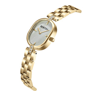 Bertha Lana Bracelet Watch - Gold/White - BTHBS1502