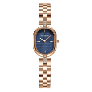 Bertha Lana Bracelet Watch - Rose Gold/Black - BTHBS1504