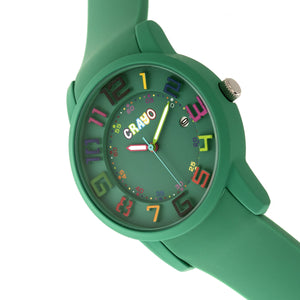 Crayo Festival Unisex Watch w/ Date - Teal - CRACR2003