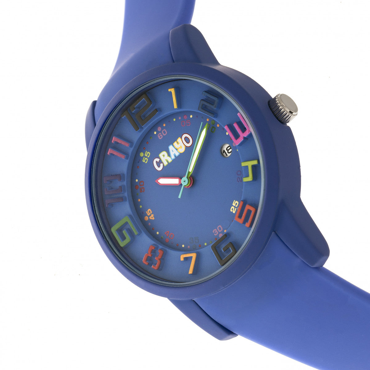 Crayo Festival Unisex Watch w/ Date - Purple - CRACR2004