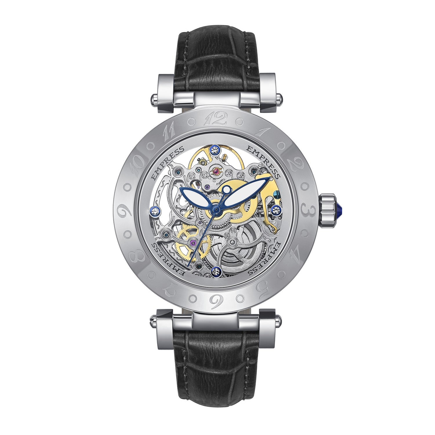 Empress Theodora Automatic Leather-Band Watch - Rose Gold/Pink - EMPEM3706