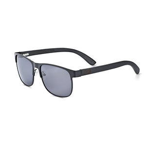 Earth Wood Troon Polarized Sunglasses - Black/Black - ESG603-1