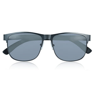 Earth Wood Troon Polarized Sunglasses - Black/Black - ESG603-1