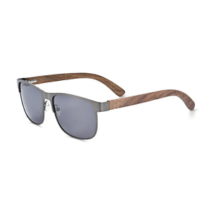 Earth Wood Troon Polarized Sunglasses - Dark Brown/Black - ESG603-3