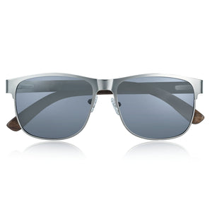 Earth Wood Troon Polarized Sunglasses - Dark Brown/Black - ESG603-3
