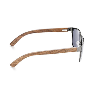 Earth Wood Troon Polarized Sunglasses - Dark Brown/Black - ESG603-3