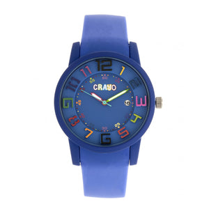 Crayo Festival Unisex Watch w/ Date - Purple - CRACR2004