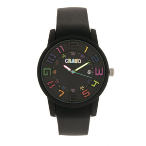 Crayo Festival Unisex Watch w/ Date - Black - CRACR2006