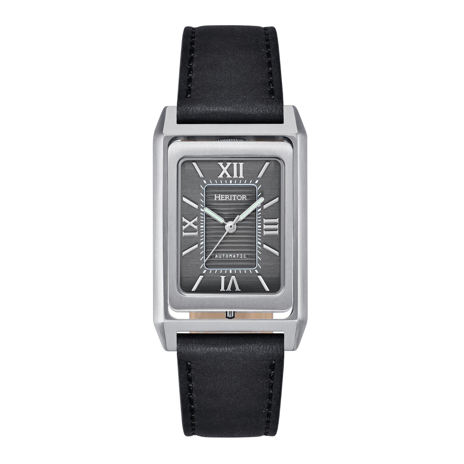 Heritor Automatic Esteban Leather Band Watch - Rose Gold/Brown - HERHS4205