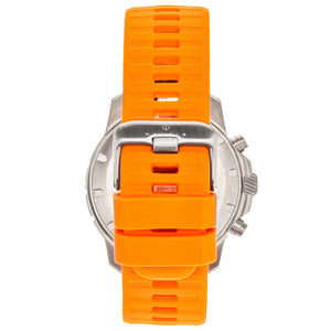 Nautis Caspian Chronograph Strap Watch w/Date - Orange/Blue - 21227G-A