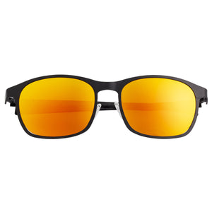 Breed Halley Titanium Polarized Sunglasses - Black/Red-Yellow - BSG034BK