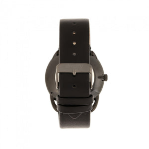 Simplify The 4900 Leather-Band Watch w/Date - Black - SIM4906