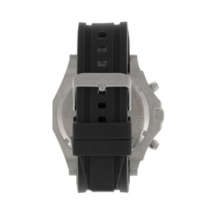 Morphic M75 Series Tachymeter Strap Watch w/Day/Date - Silver/Black - MPH7501