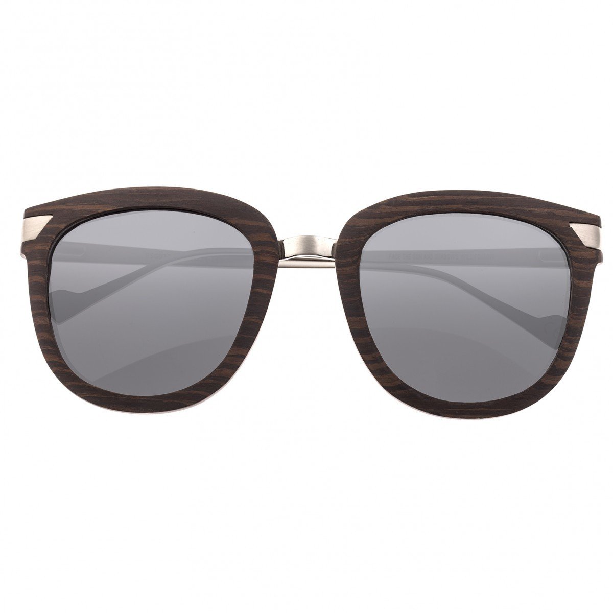 Earth Wood Nissi Polarized Sunglasses - Brown Zebra/Black - ESG033BZ