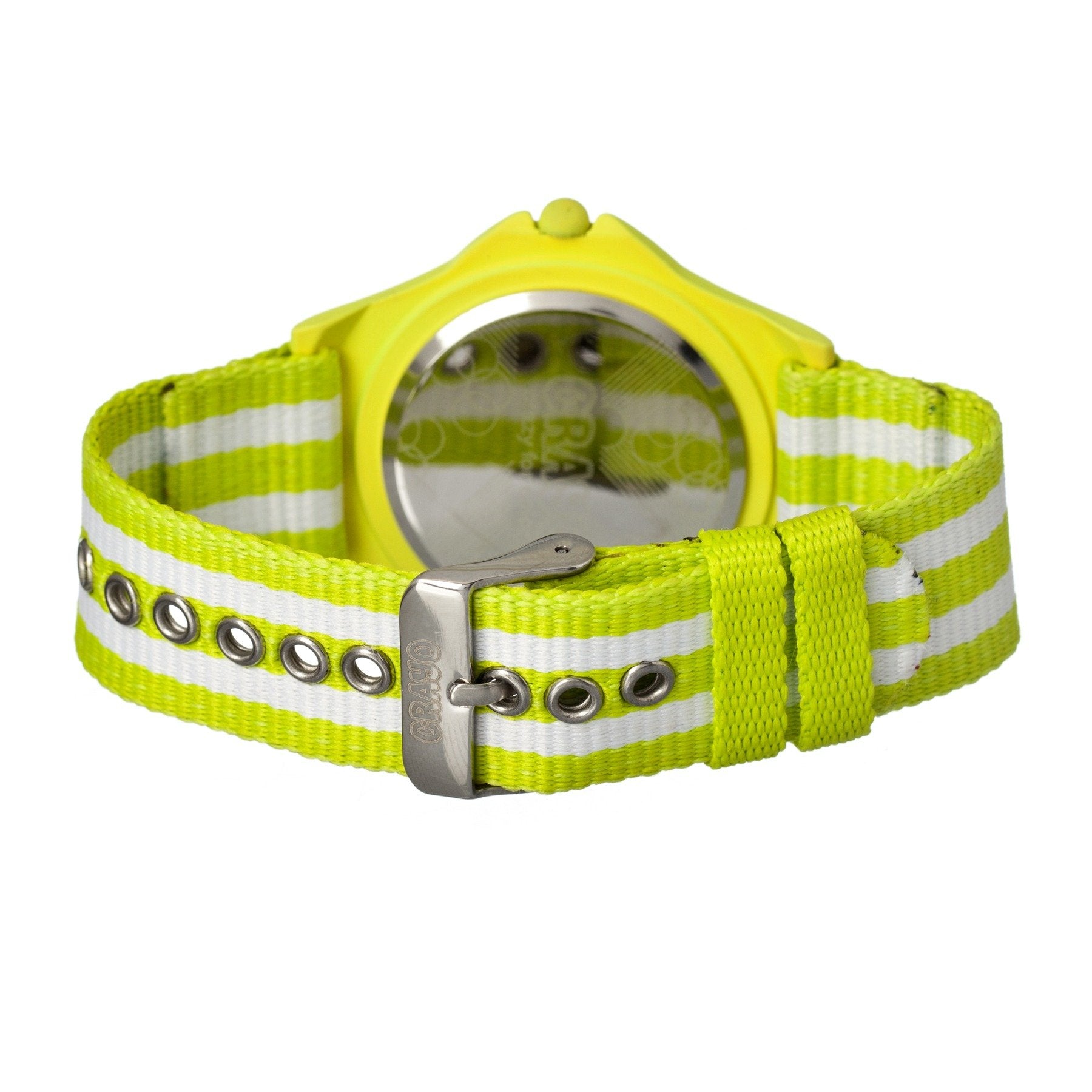 Crayo Carnival Nylon-Band Unisex Watch w/Date - Lime/White - CRACR0706