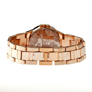 Boum Cachet Crystal-Dial Ladies Bracelet Watch - Rose Gold/White - BOUBM2303