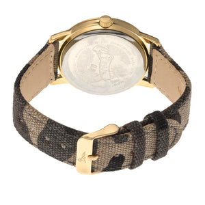 Boum Sauvage Camo-Strap Watch - Gold - BOUBM4901