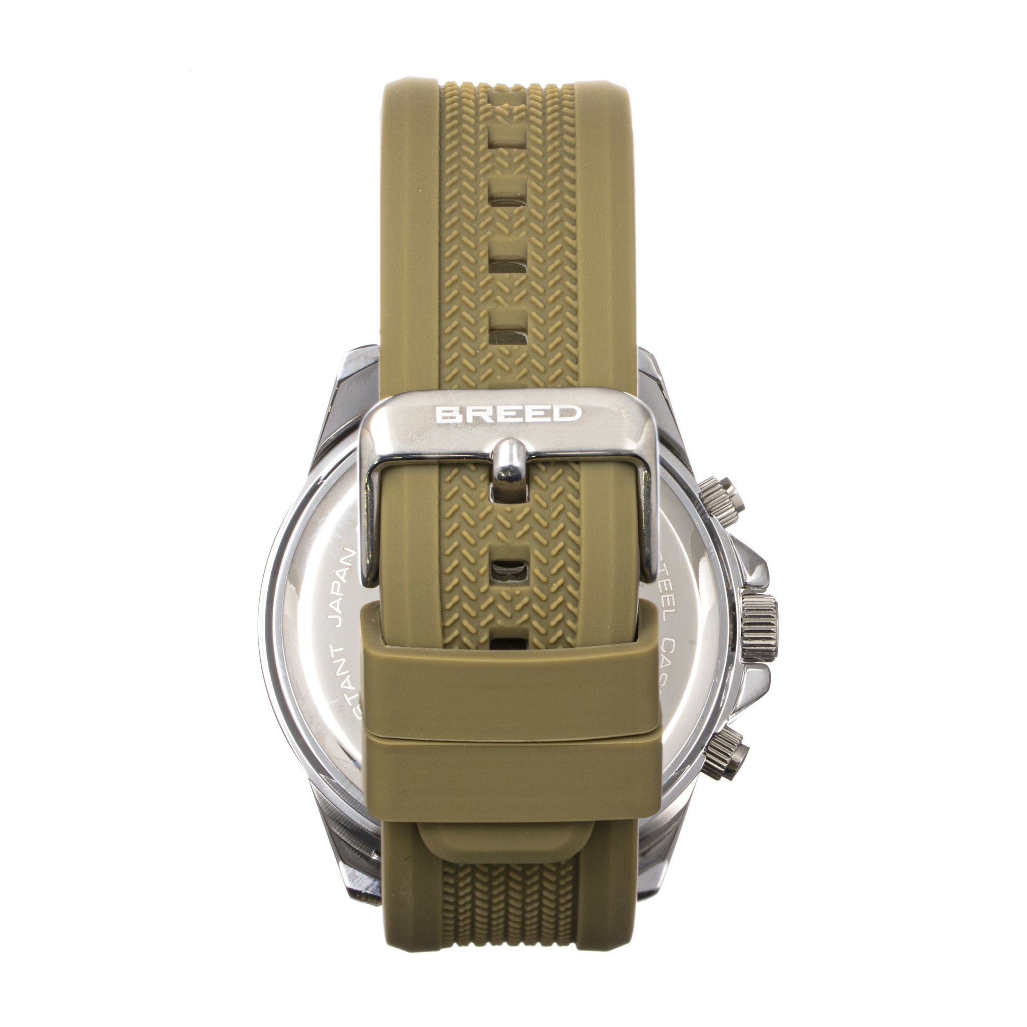 Breed Tempo Chronograph Strap Watch - Olive - BRD9105