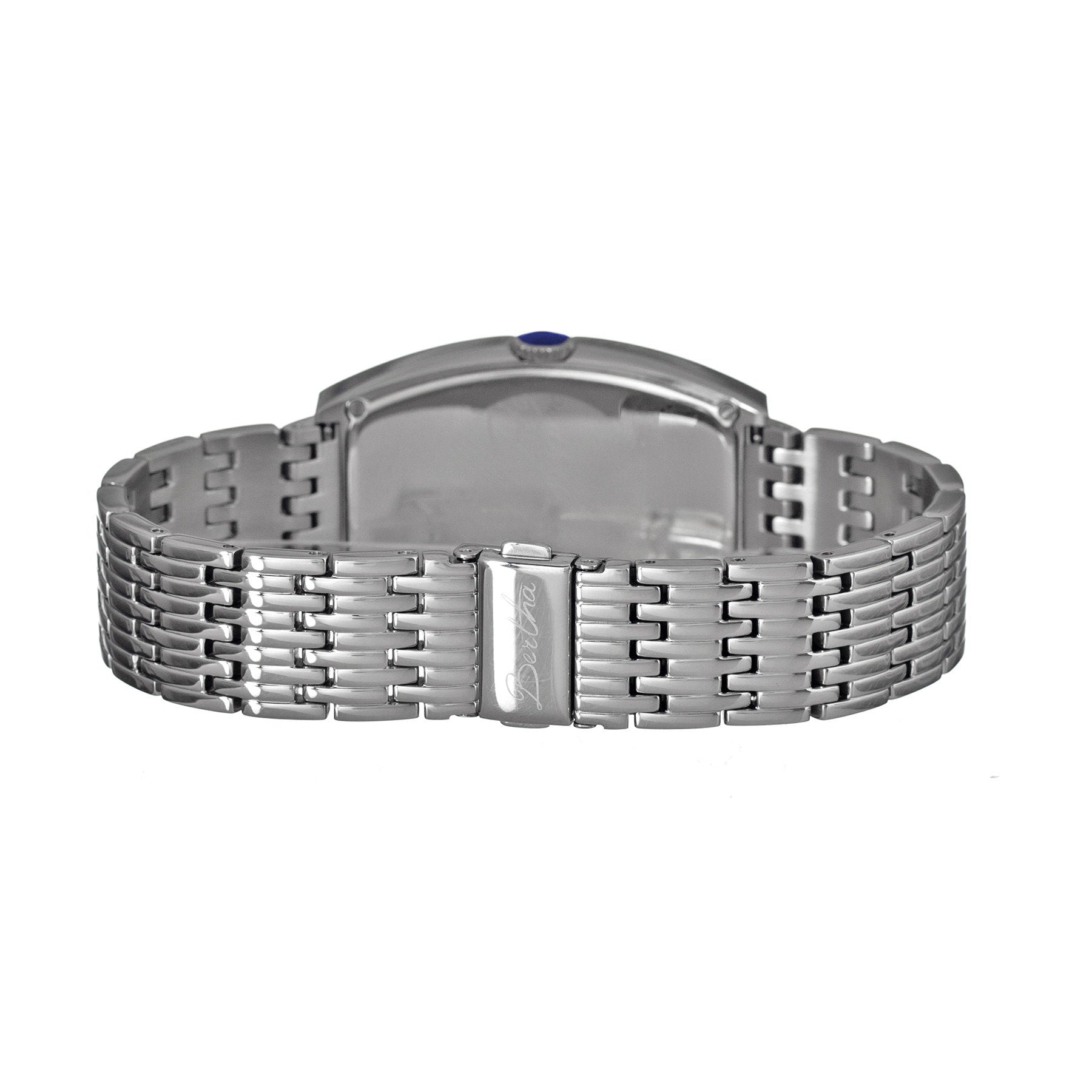 Bertha Laura Ladies Swiss Bracelet Watch w/Date - Silver/White - BTHBR3201