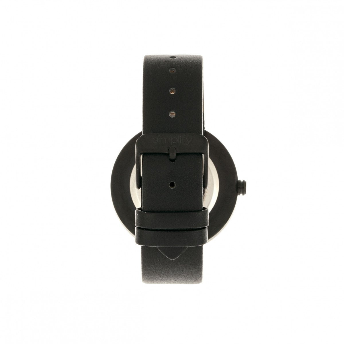 Simplify The 3900 Leather-Band Watch w/ Date - Black - SIM3902