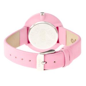Crayo Easy Leather-Band Unisex Watch w/ Date - Pink - CRACR2408