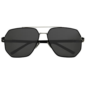 Bertha Brynn Polarized Sunglasses - Silver/Black - BRSBR035BK