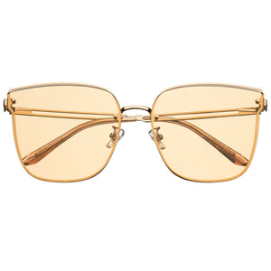 Bertha Noe Sunglasses - Gold/Yellow - BRSBR047YW