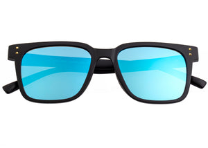 Sixty One Capri Polarized Sunglasses - Black/Blue - SIXS109BL