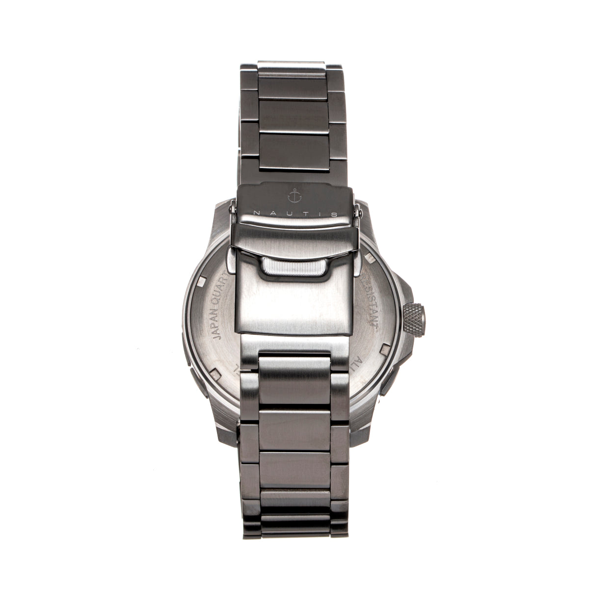 Nautis Admiralty Pro 200 Bracelet Watch w/Date - Black/White  - GL2008-B