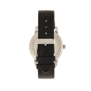 Simplify The 4700 Leather-Band Watch w/Date - Silver/Black - SIM4701