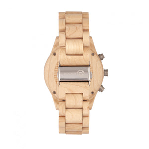 Earth Wood Castillo Bracelet Watch w/Date - Khaki - ETHEW5101