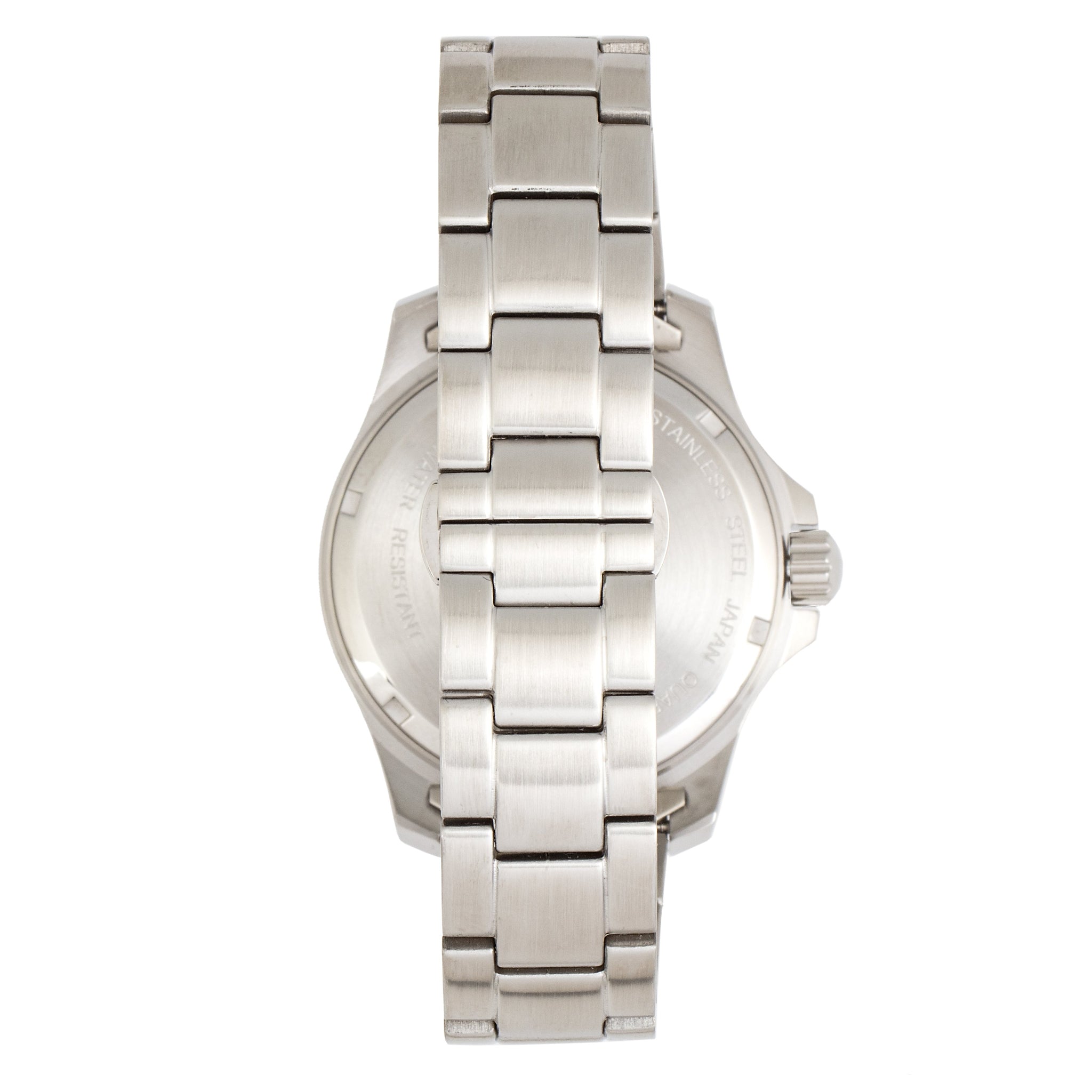 Elevon Aviator Bracelet Watch w/Date - Silver/White - ELE120-1