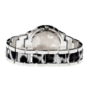 Boum Bombe Animal-Print Ladies Bracelet Watch - Silver/Cheetah - BOUBM1301