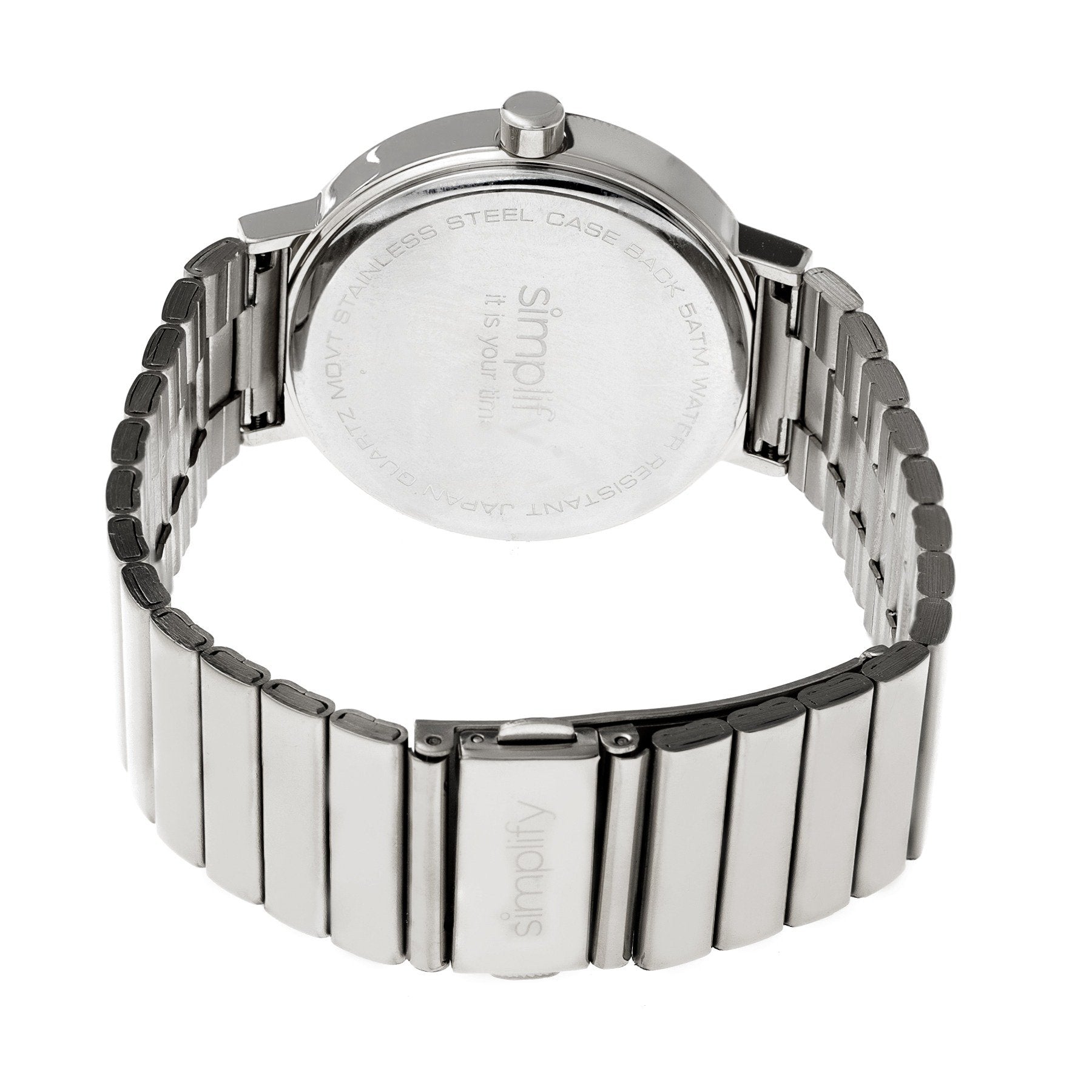 Simplify The 4600 Bracelet Watch - Silver/Olive - SIM4601