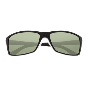 Breed Kaskade Aluminium Polarized Sunglasses - Black/Black - BSG016BK