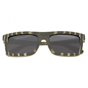 Spectrum Ward Wood Polarized Sunglasses - Black Stripe/Black - SSGS117BK