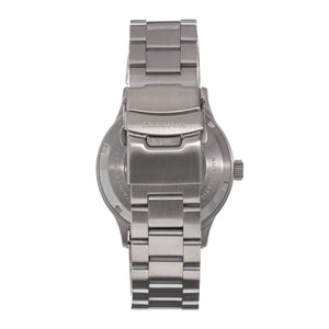 Heritor Automatic Oscar Semi-Skeleton Bracelet Watch - Blue & Silver/Silver - HERHS1010