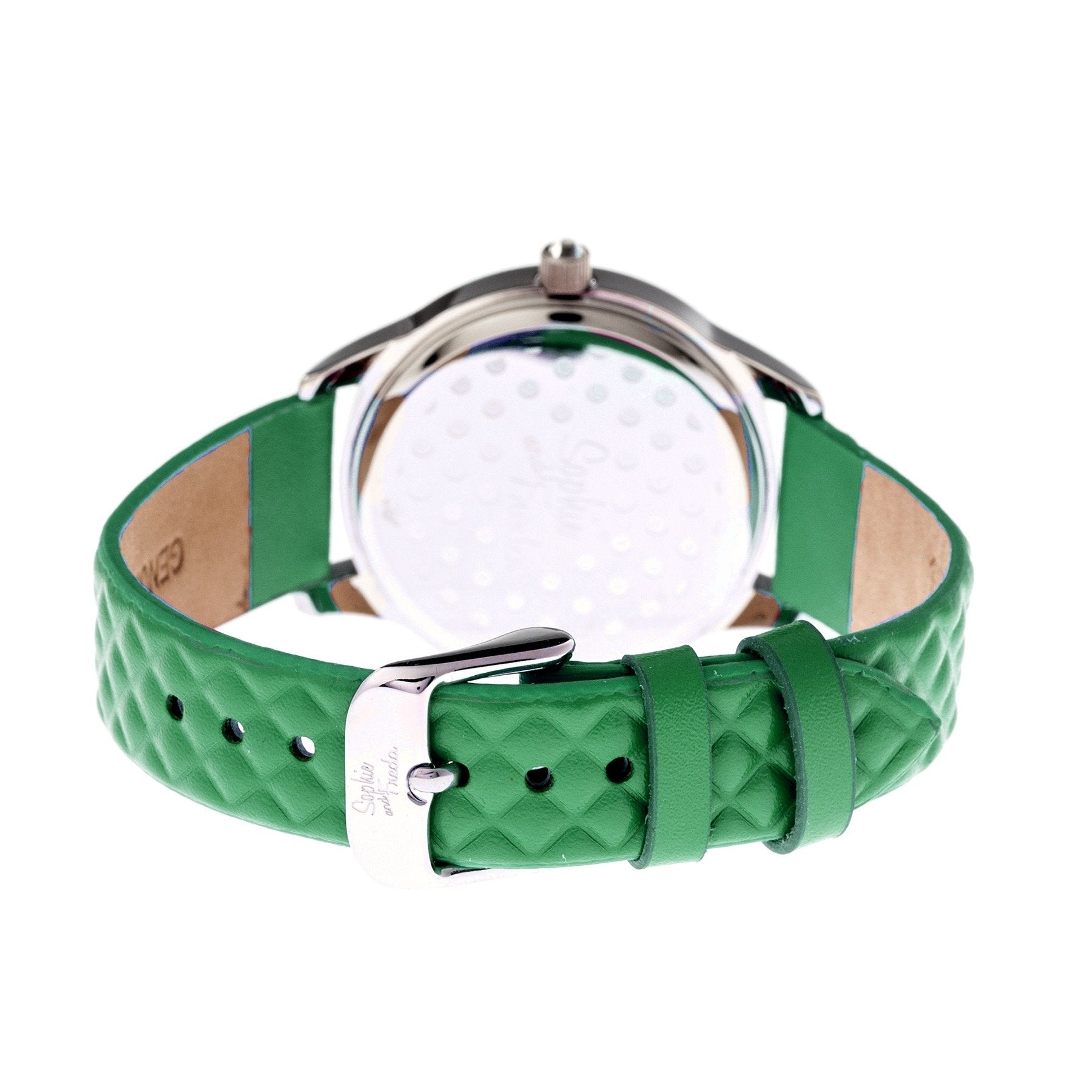 Sophie & Freda Lancaster Leather-Band Ladies Watch - Green - SAFSF3207