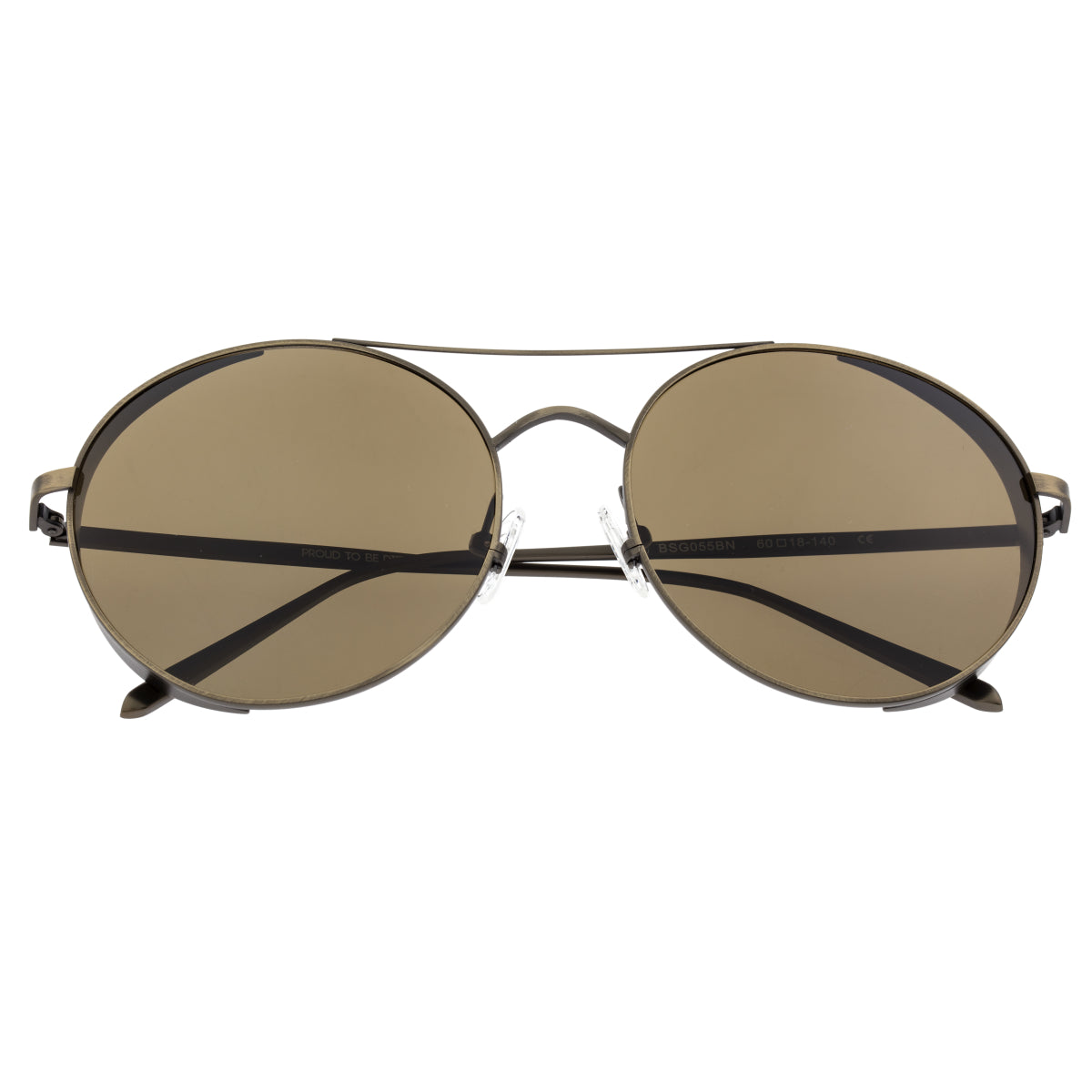 Breed Barlow Titanium  Polarized Sunglasses - Bronze/Brown - BSG055BN