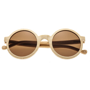 Earth Wood Canary Polarized Sunglasses - Bamboo/Brown - ESG040B