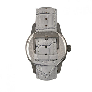 Morphic M56 Series Leather-Band Watch w/Date - Black/Grey - MPH5605