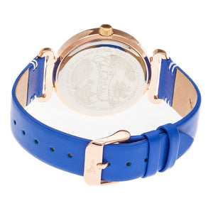 Boum Lumiere Leather-Band Watch - Blue - BOUBM4306