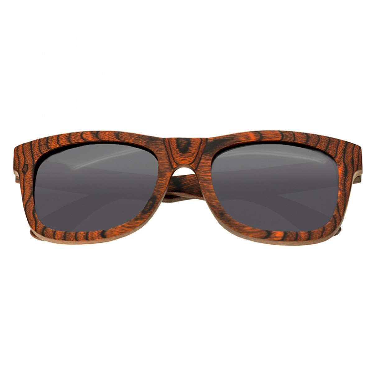 Spectrum Peralta Wood Polarized Sunglasses - Orange/Black - SSGS103BK
