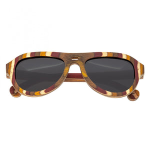 Spectrum Fanning Wood Polarized Sunglasses - Multi/Black - SSGS114BK