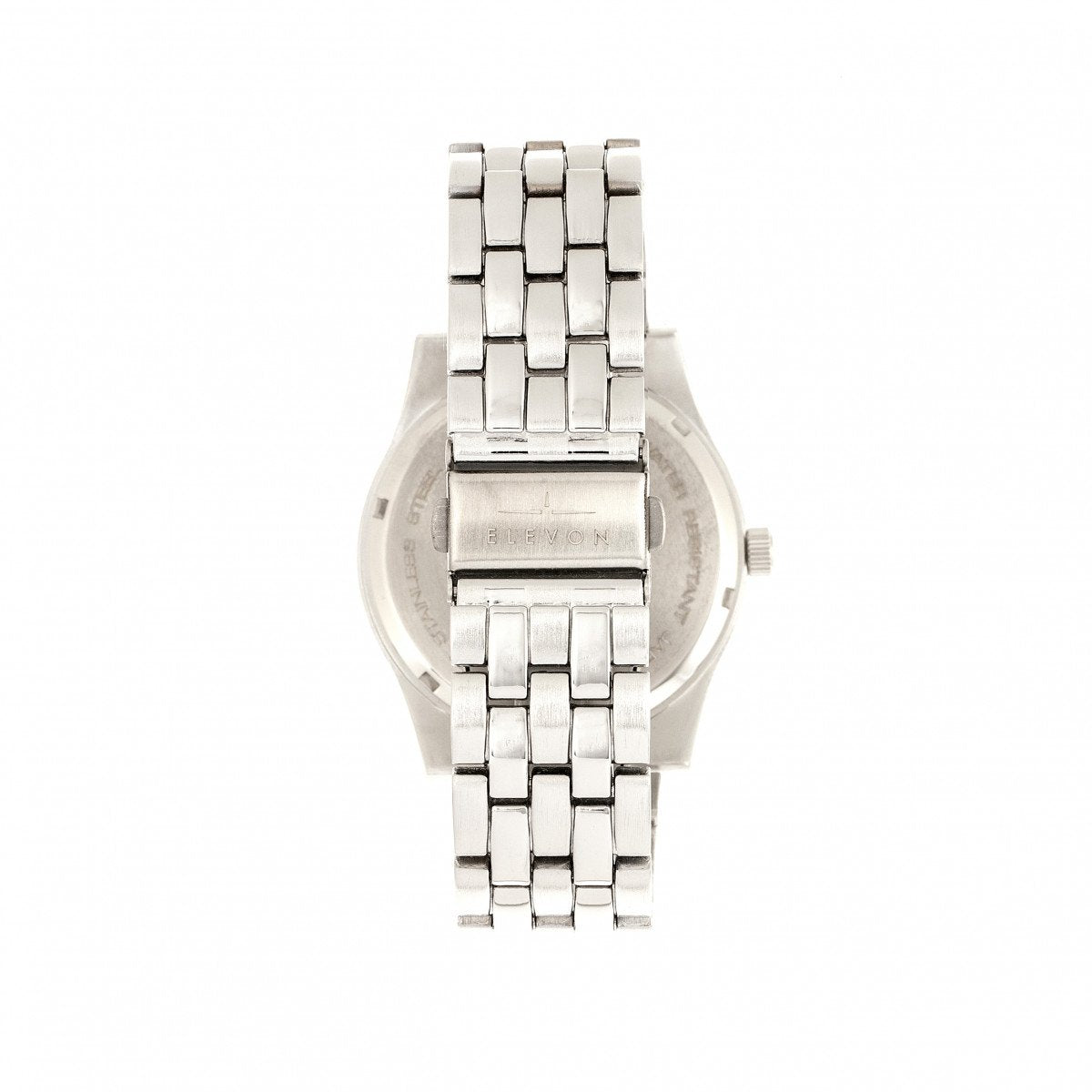 Elevon Garrison Bracelet Watch w/Date - Silver/White - ELE105-1
