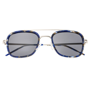 Sixty One Orient Polarized Sunglasses - Blue Tortoise/Black - SIXS138BK