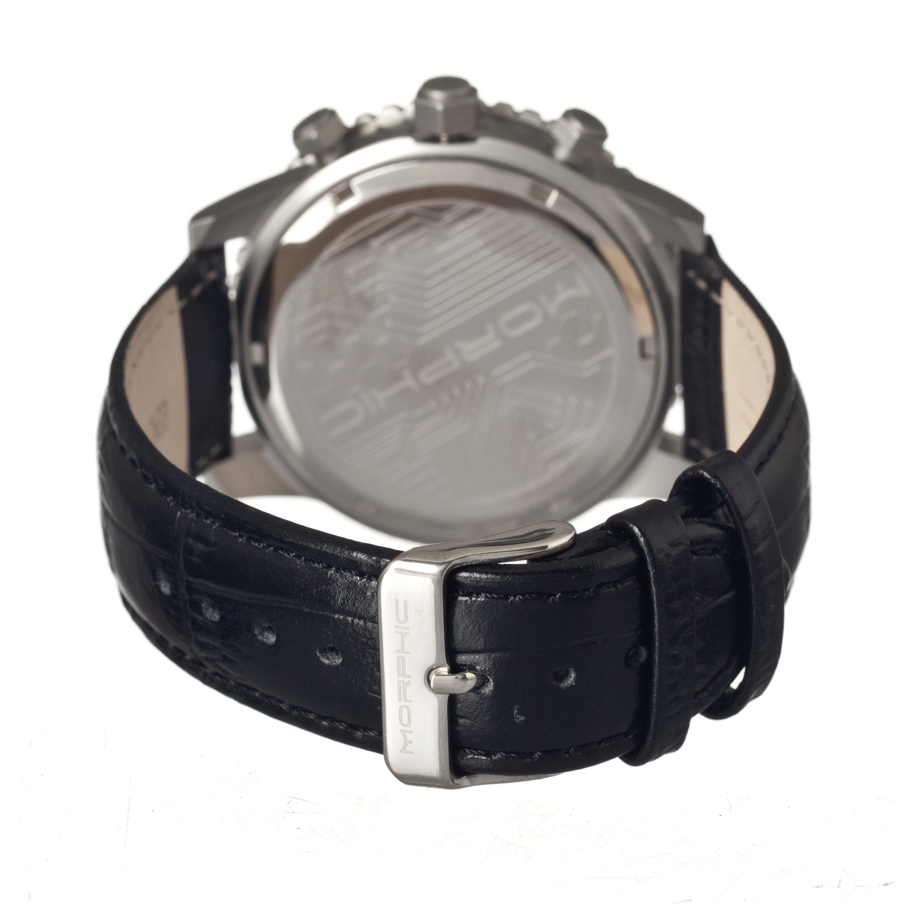 Morphic M33 Series Chronograph Men's Watch w/ Date - Silver - MPH3301